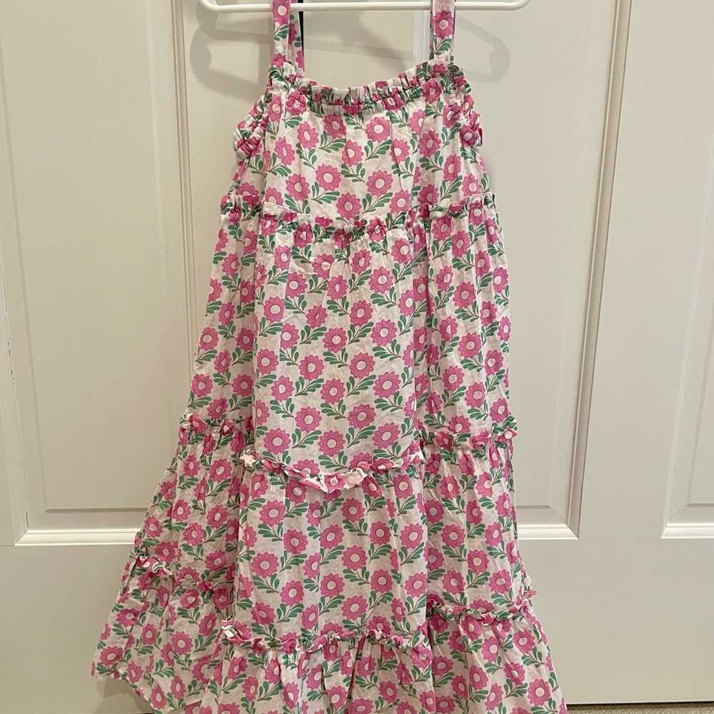Mini Boden Floral Twirl Dress, size 7/8